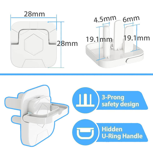 Outlet Covers Baby Proofing Plug - 60 Pack Socket Safety Plug Covers Electrical Outlets Cover Child Proof Protectors for Kids Home Safety 3-Prong ...