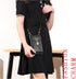 FuninCrea Crossbody Phone Bag, PU Shoulder Bag With Zipper, Mobile Phone Wallet Bags with Three Layers Metal Leaves...
