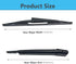 Rear Window Wiper Arm & Blade Replacement for Lincoln Navigator 2009-2016 and Ford Expedition 2009-2017, Factory OE Style Rear Windshield Wiper Ar...