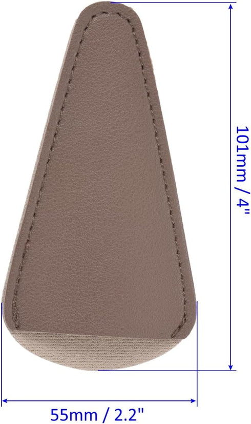 3 Pack PU Leather Scissors Sheath - Scissors Safety Sheath Bag Craft Portable Storage Holder, Apply to Embroidery Scissors (4 Inch, Dark Brown)...
