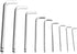 MAXPOWER 9PCS Long Arm Ball End Hex Key Wrench Set, Industrial Grade Allen Wrenches, CR-V Steel, Hinged Case, SAE Size 1/16 Inch - 3/8 Inch...