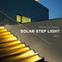 LED Solar Step Lights Waterproof Outdoor Stair Lights, Warm White Solar Deck Lights IP67 Solar Decoration Lights for Yard, Patio, Garden, Walkways...