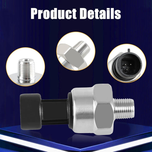 150 PSI Pressure Transducer Sensor with Connector Harness, 1/8"NPT Thread Stainless Steel Pressure Transmitter for Oil Fuel Water Air...
