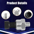 150 PSI Pressure Transducer Sensor with Connector Harness, 1/8"NPT Thread Stainless Steel Pressure Transmitter for Oil Fuel Water Air...