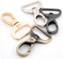 Oval Snap Hooks,10 PCS Heavy Duty Purse Hardware Lobster Clasp Keychain Clip Purse Making Accessories (1",Brushed Brass)...