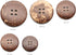CRAFTMEMORE 4 Holes Coconut Shell Button for Linen Shirt Buttons, Arts, Crafts, Garment Sewing B89 (20mm, 12pcs)...