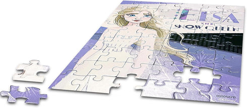 Frozen Mini Puzzle Set for Toddlers, Kids - Bundle with Mini Frozen Puzzle for Travel, Games, Activities, More Plus Stickers | Frozen Travel Toys ...