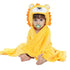 Vauwmsr Baby Hooded Blanket Ultra Soft Warm Newborn Infant Swaddle Wrap Bath Shower Towel, 25.6" x 39.4", Yellow...