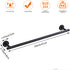 Bathroom Towel Bar, 24-Inch Towel Rack for Bathroom Wall Mounted, Matte Black Thicken SUS304 Stainless Steel Towel Rod Modern Home Decor…...