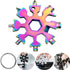 18-in-1 Snowflake Multitool - Stainless Steel Bottle Opener, Multi Tool Cool Gadget for Men, Dads, Husbands (Colorful)...