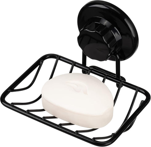 iPEGTOP Super Powerful Vacuum Suction Cup Shower Soap Dish - Strong Rustproof Stainless Steel Soap Saver Sponge Holder for Bathroom & Kitchen Sink...