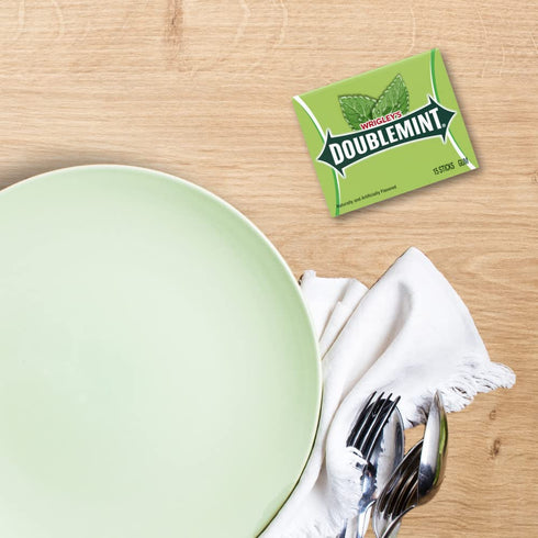 WRIGLEY'S Doublemint Chewing Gum Bulk Pack, 15 Stick Count (Pack of 3) - Gum Packs...