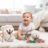Tinabless Baby Car Keys Teether Toddlers Sensory Learning Toy with Music - Musical Baby Toys for Travel - Birthday Gifts for Baby Age 6+ Months(Bl...