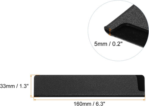 uxcell Knife Edge Guards 6.3"x1.3" ABS Knife Cover Sleeves Knife Case Blade Protector Universal Knife Sheath for Home Kitchen Knife...