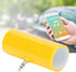 Portable Speaker, 3.5 mm Jack Stereo Battery Powered Wireless Plug in Speaker, Mini Portable Speaker for Mobile Phones and Tablets, (Yellow)...