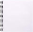 Rhodia Reverse Book & Dot Book - Dot Grid 80 sheets - 8 1/4 x 8 1/4 - Orange Cover...