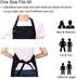 Kitchen Cooking Apron for Women Men with Big Pockets Canvas Waterproof Aprons for Server Pottery Painting Chef Apron...