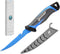 Calamus Bait Knives, German G4116 Stainless-Steel Blades with Corrosion Resistant Coating, Non-Slip Handles, Protective Nylon Sheath, Perfect For ...