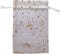100Pcs 4x6 Inches Sheer Organza Drawstring Pouches Stars and Moon Wedding Party Favor Jewelry Candy Gift Bags (White)...
