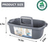 Cleaning Supplies Caddy Portable Shower Basket Supply Organizer with Handle Plastic Bucket Tool Storage for Bathroom, Bedroom, Kitchen, College Do...