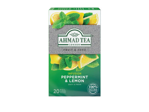 Ahmad Tea - Peppermint & Lemon Tea 20 Bags - 30g...