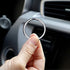 Enenes 50PCS Stainless Steel Split Key Rings - 10/20/30mm Durable Metal Keychain Rings with Spring Lock, Jewelry Findings for Keys, DIY Crafts, ID...