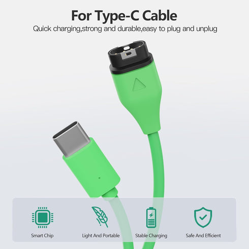 AWINNER Compatible with Garmin Watch Charger Cable (USB C - 2 Pack)......