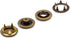 Dritz Long Prong 5/8in Antique Brass Includes Snaps & Tools Fasteners, 5/8", 36 Sets...