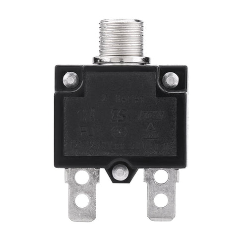 125/250V AC Thermal Overload Protector Reset Thermal Switch Circuit Breaker Over Current Overload Protector for Generator(15A) for delta shopmaste...