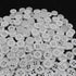200Pcs 11mm Sewing Shirt Resin Button 4 Hole Faux Pearl Fininsh (White)...