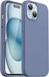 JETech Silicone Case for iPhone 15 Plus 6.7-Inch, Silky-Soft Touch Full-Body Protective Phone Case, Shockproof Cover (Winter Blue)...