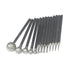 ?????? ???? 13 Pcs Ball Shape Diamond Burr - 3/32'' Shank Diamond Mounted Round Ball Burs Stone Carving Bits for Rotary Tools includes Dremel...