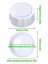 Travel and Storage Bottle Caps Compatible with Avent Baby Bottles, Bottle Lids Replacement, 8 Count...