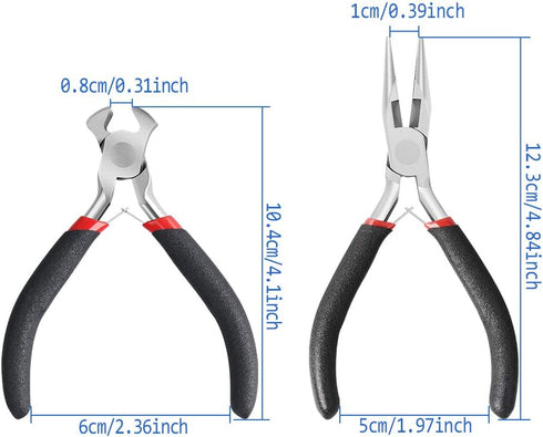 2 Pack Zipper Repair Kit Zipper Install Pliers Tool to Replacement Zipper, Hand Fix A Zipper Tool...