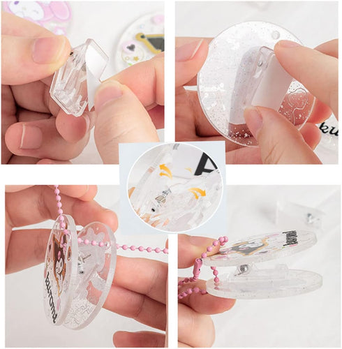 20PCS Transparent Double Sided Adhesive Clip Self Adhesive Clips Adhesive Wall Tapestry Clips Poster Spring Clips Plastic Sticky Picture Hanging C...
