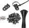60 Set Cable Zip Tie Mounts Kit Black 6" Zip Ties, Black Cable Tie Base and Tapping Screw - Wire Cable Clips Organizer Holders Clamps...