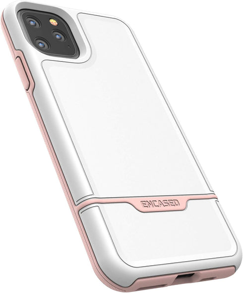 ENCASED Rebel Armor Protective Case for iPhone 11 PRO Rugged Case (White/Pink)...