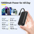 Portable Charger 10000mAh Compact Small Power Bank with Built-in Cable 20W PD Charging & LED Display Battery Pack Compatible with iPhone 14/14 Plu...