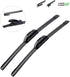OEM Quality 22in + 22in Premium All-Season Windshield Wiper Blades for Original Equipment Replacement(Set of 2)...