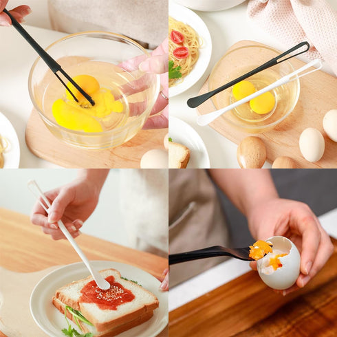 8 PCS Multifunctional Mini Whisk Mini Spoon Small Whisks 2 in 1 Whisk Utensil Mini Sugar Spoon Silcone Whisks Set Non Scratch Coated Kitchen Whisk...