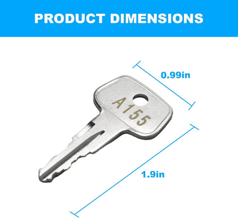 SKS roof rack key A155,Replacement Keys for Yakima SKS Roof Racks, Carriers, Crossbars(Code A155-2 pack)...