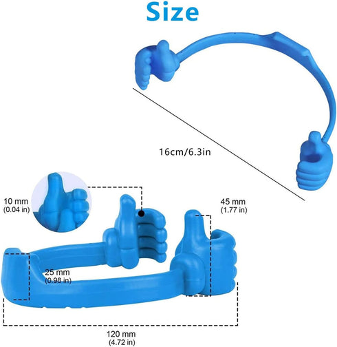 Thumbs Up Cell Phone Holder for Desk, Universal Flexible Cell Phone Stand for Tablet Holder, Cellphone Holder Smartphone Stand Holder for iPhone i...