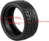 8pcs 1/10 on Road Soft Tires Tyres Fit for RC 1:10 Touring On Road Car Wheels Rim Black...