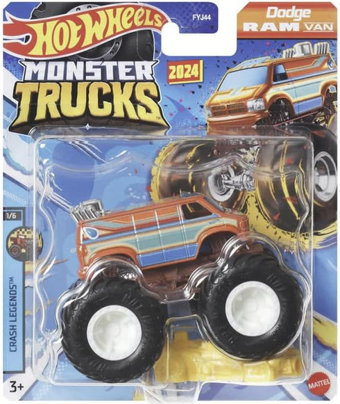 Hot Wheels Monster Trucks Dodge Ram Van...
