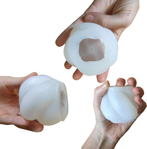 2-Pack Silicone Molds 3D Candle Molds, Woolen Ball Mould and Knot Mold,Ball of Yarn Design Fondant Mold for Candle Making and Baking Making Soap W...