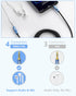 MillSO 3.5mm Headphone Extension Cable Nylon Braided (8 FT/2.4 M) 4 Pole TRRS Male to Female Stereo Aux Audio Extension Cable for PC Smartphone Sp...