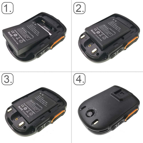 ANYSECU Inrico B01 B02 Original 3.7V 2000mAh Battery Replacement for Bluetooth Mircrophone...