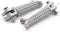 uxcell 1 Pair 7mm Aluminium Alloy Motorcycle Footrest Footpeg Foot Rest Peg Bike Bicycle Cycling Silver Tone for Yamaha...