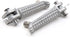 uxcell 1 Pair 7mm Aluminium Alloy Motorcycle Footrest Footpeg Foot Rest Peg Bike Bicycle Cycling Silver Tone for Yamaha...