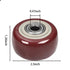 2.5 Inch Caster Wheels Heavy Duty Lockable Bearing Plate 4 PCS Shelf Replacement for Platform Trucks Cart Furniture Workbench up to 220LBS/100KG...